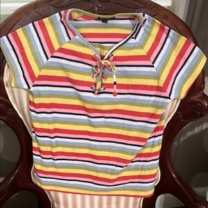 Striped Multicolor Top